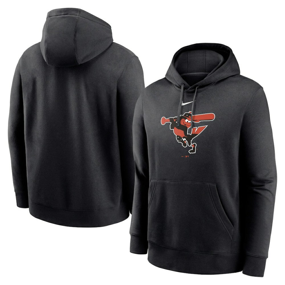 Baltimore Orioles Nike Alternate Logo Club Pullover Hoodie - MLB