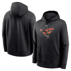 Baltimore Orioles Nike Alternate Logo Club Pullover Hoodie - MLB