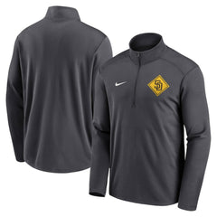San Diego Padres Nike Diamond Icon Pacer Performance Quarter-Zip Windbreaker Top - MLB