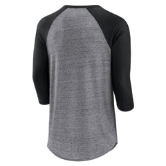 Chicago White Sox Fanatics Iconic Above Heat Speckled Raglan Henley 3/4 Sleeve T-Shirt - MLB