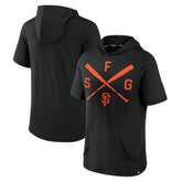 San Francisco Giants Fanatics Iconic Rebel Short Sleeve Hooded Top - MLB
