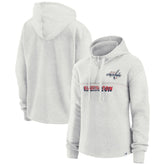 Washington Capitals Fanatics Women's True Classics Legacy Quarter-Zip Hoodie - Ash - NHL