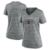 San Francisco Giants Nike Women's Authentic Collection Velocity Performance V-Neck T-Shirt - MLB