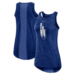 Los Angeles Dodgers Nike Women's Logo Fade High Neck Performance Tank Top - MLB
