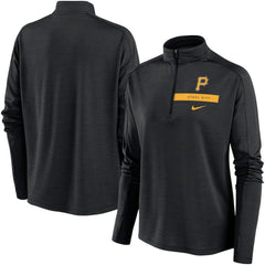 Pittsburgh Pirates Nike Women's Primetime Local Touch Pacer Quarter-Zip Top - MLB