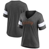 San Francisco Giants Fanatics Women's Wordmark V-Neck Tri-Blend T-Shirt - MLB