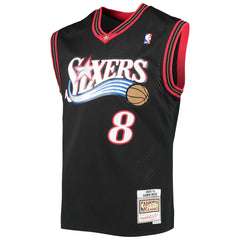 Aaron McKie Philadelphia 76ers Hardwood Classics Swingman Jersey Black - NBA