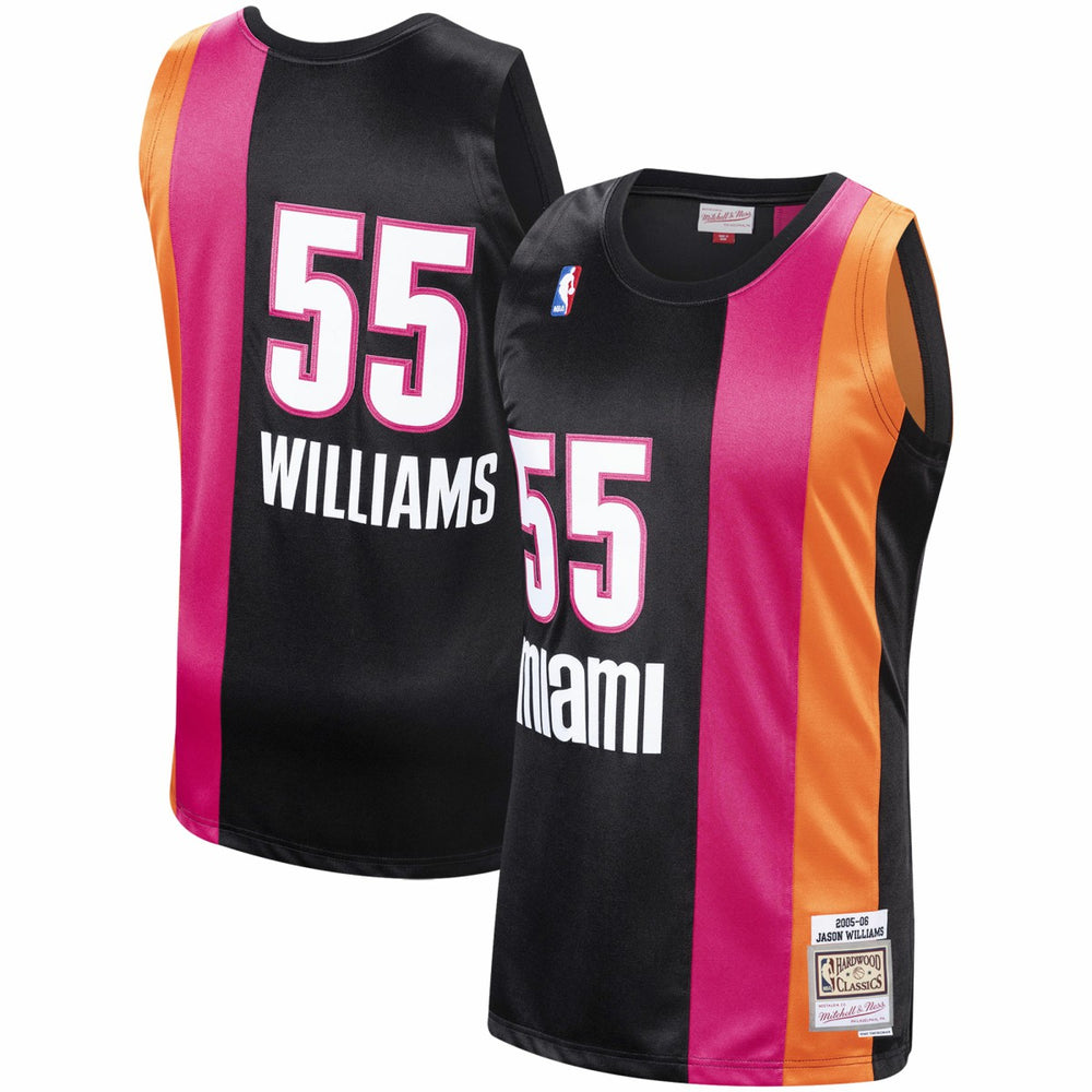 Jason Williams Miami Heat 2005/06 Hardwood Classics Swingman Jersey Black - NBA