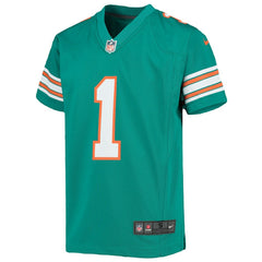 Tua Tagovailoa Miami Dolphins Youth Game Jersey Aqua | Nike for Sale