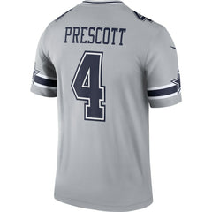 Dak Prescott Dallas Cowboys Inverted Legend Player Performance Top Gray | Nike for Sale