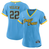 Christian Yelich Milwaukee Brewers Nike Women's City Connect Replica Player Jersey - MLB