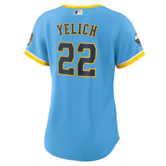 Christian Yelich Milwaukee Brewers Nike Women's City Connect Replica Player Jersey - MLB