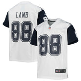 CeeDee Lamb Dallas Cowboys Youth Alternate Game Jersey White | Nike for Sale