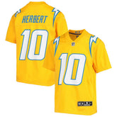Justin Herbert Los Angeles Chargers Youth Inverted Team Game Jersey Gold | Nike for Sale