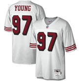Bryant Young San Francisco 49ers Legacy Replica Jersey White | Mitchell & Ness