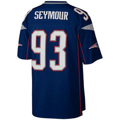 Richard Seymour New England Patriots Legacy Replica Jersey Navy | Mitchell & Ness