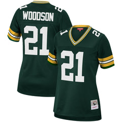 Charles Woodson Green Bay Packers Women's 2010 Legacy Replica Player Jersey Green | Mitchell & Ness