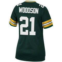 Charles Woodson Green Bay Packers Women's 2010 Legacy Replica Player Jersey Green | Mitchell & Ness