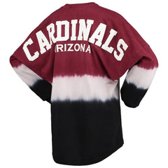 Arizona Cardinals Women's Ombre Long Sleeve T-Shirt Cardinal/White | Fanatics