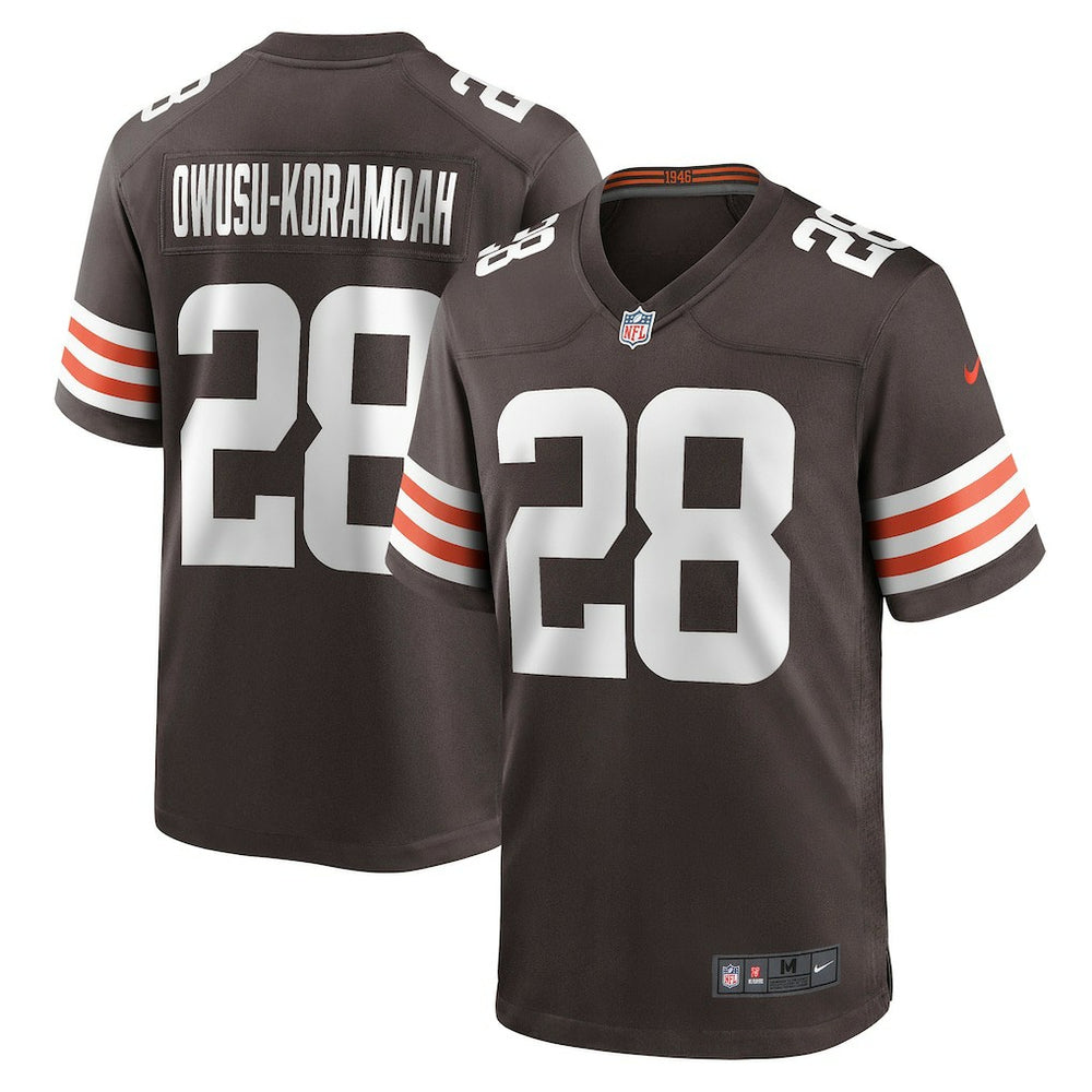 Jeremiah Owusu-Koramoah Cleveland Browns Game Player Jersey Brown | Nike for Sale