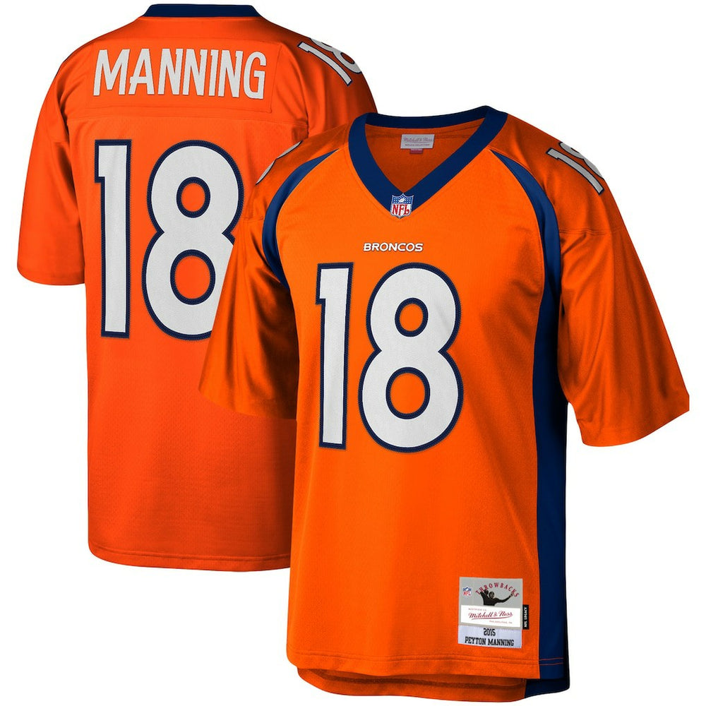 Peyton Manning Denver Broncos Legacy Replica Jersey Orange | Mitchell & Ness