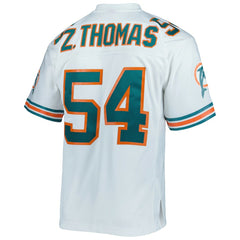 Zach Thomas Miami Dolphins Legacy Replica Jersey White | Mitchell & Ness
