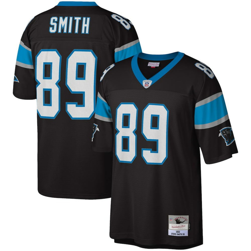 Steve Smith Carolina Panthers Legacy Replica Jersey Black | Mitchell & Ness