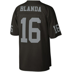 George Blanda Las Vegas Raiders Legacy Replica Jersey Black | Mitchell & Ness