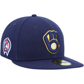 Milwaukee Brewers New Era 9/11 Memorial Side Patch 59FIFTY Fitted Hat - MLB