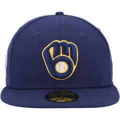 Milwaukee Brewers New Era 9/11 Memorial Side Patch 59FIFTY Fitted Hat - MLB