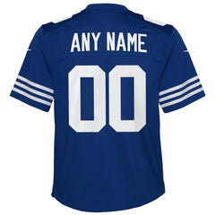 Indianapolis Colts Youth Alternate Custom Game Jersey Royal | Nike for Sale