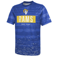 Los Angeles Rams New Era Combine Authentic Sweep T-Shirt Royal | NFL