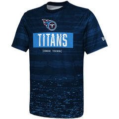 Tennessee Titans New Era Combine Authentic Sweep T-Shirt Navy | NFL