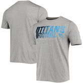 Tennessee Titans New Era Combine Authentic Game On T-Shirt Heathered Gray | NFL