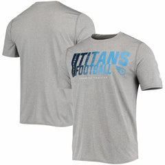 Tennessee Titans New Era Combine Authentic Game On T-Shirt Heathered Gray | NFL