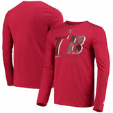 Tampa Bay Buccaneers New Era Combine Authentic Static Abbreviation Long Sleeve T-Shirt Red | NFL