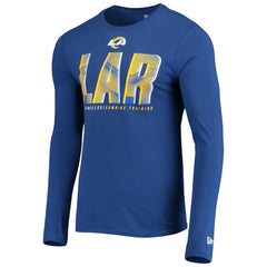 Los Angeles Rams New Era Combine Authentic Static Abbreviation Long Sleeve T-Shirt Royal | NFL
