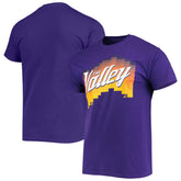 Phoenix Suns Junk Food The Valley Pixel T-Shirt Purple - NBA