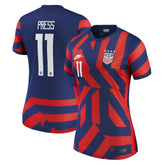 Christen Press USWNT 2021/22 Away Vapor Match Jersey Blue | Nike cheap