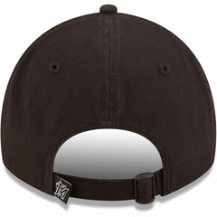 Miami Marlins New Era Black On Black Core Classic 2.0 9TWENTY Adjustable Hat Hats - MLB