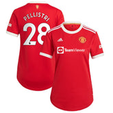 Facundo Pellistri Manchester United Women's 2021/22 Home Replica Player Jersey Red | Adidas