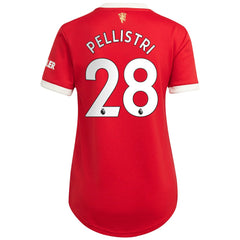 Facundo Pellistri Manchester United Women's 2021/22 Home Replica Player Jersey Red | Adidas