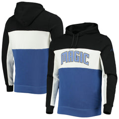 Orlando Magic Junk Food Wordmark Colorblock Fleece Pullover Hoodie Black/White - NBA