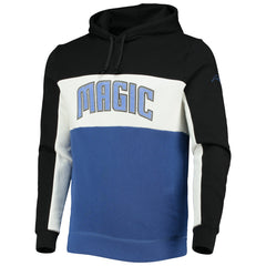 Orlando Magic Junk Food Wordmark Colorblock Fleece Pullover Hoodie Black/White - NBA