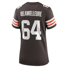 Joe DeLamielleure Cleveland Browns Women's Game Retired Player Jersey Brown | Nike for Sale