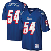Tedy Bruschi New England Patriots Big & Tall 1996 Retired Player Replica Jersey Royal | Mitchell & Ness