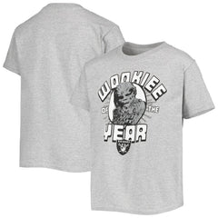 Las Vegas Raiders Junk Food Youth Star Wars Wookie Of The Year T-Shirt Heathered Gray | NFL