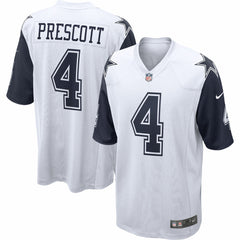 Dak Prescott Dallas Cowboys Alternate Game Team Jersey White | Nike for Sale