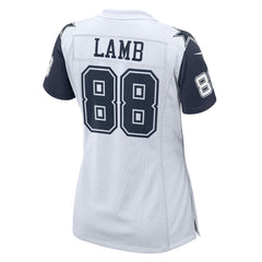 CeeDee Lamb Dallas Cowboys Women's 2nd Alternate Game Jersey White | Nike for Sale