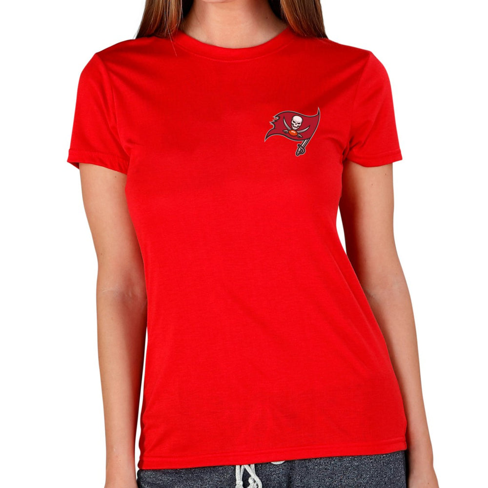 Tampa Bay Buccaneers Concepts Sport Women's Marathon Knit Lounge Top Red | NFL
